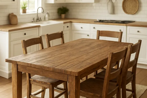 Reclaimed Wood Tables for Rustic Charm illustration