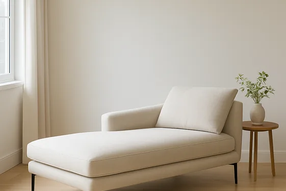 Pick a Chaise with Slim Legs for an Airy Feel illustration