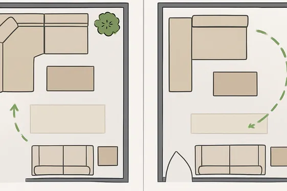 Do and Don't: Placement Tips for Small Chaise Lounges illustration