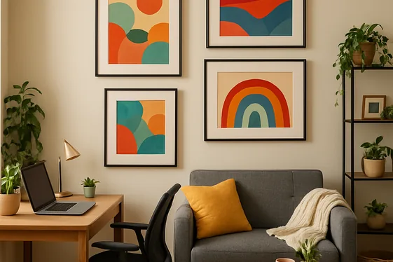 Add Personalized Touches with Art and Accessories illustration