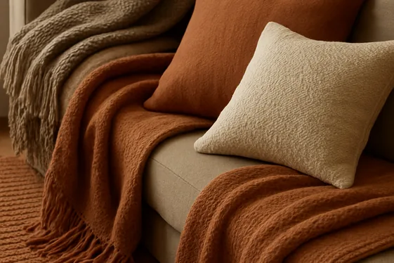 Use Textiles to Add Warmth and Texture illustration