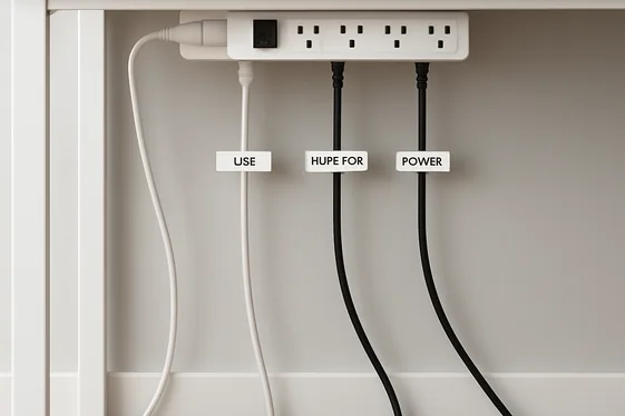 Implement Cable Management and Tech Organization illustration