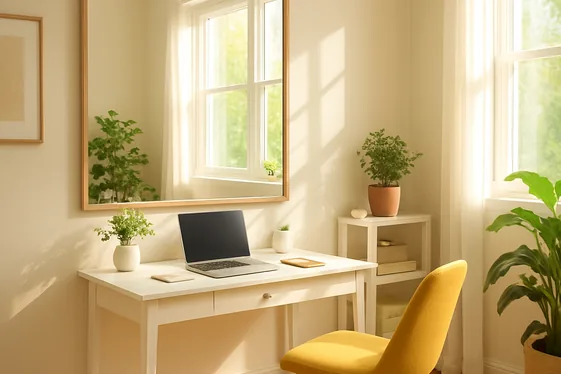 Add Mirrors to Visually Expand the Space illustration