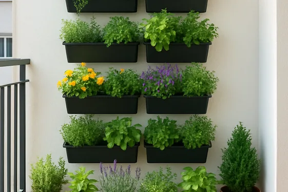 Create a Vertical Garden Wall illustration