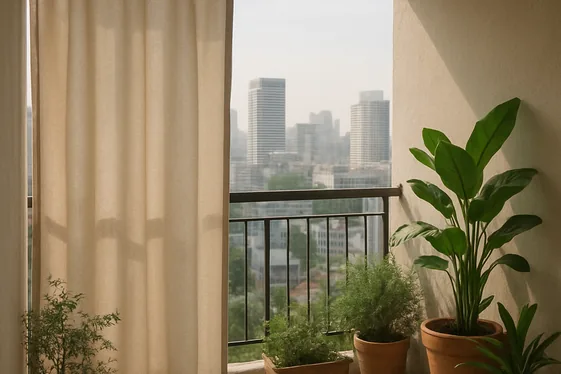 Install a Privacy Screen or Curtains illustration
