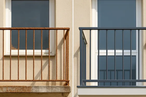 Before and After: Upgrading Old Balcony Grills illustration