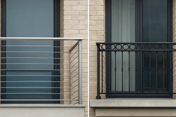Steel Cable Grills vs. Traditional Bar Grills illustration