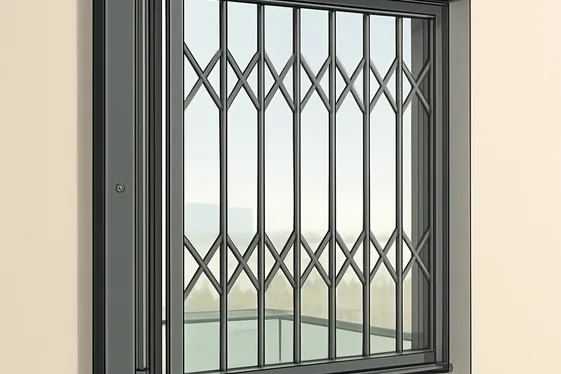 Retractable Balcony Grills illustration