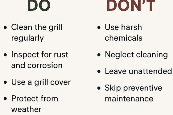 Do’s and Don’ts for Balcony Grill Maintenance illustration