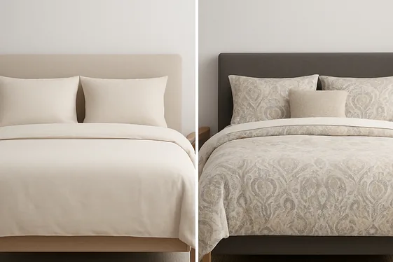 Opt for Sleek Minimalist Bedding and Textiles illustration