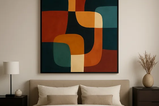 Hang Large Modern Art to Personalize Your Space illustration