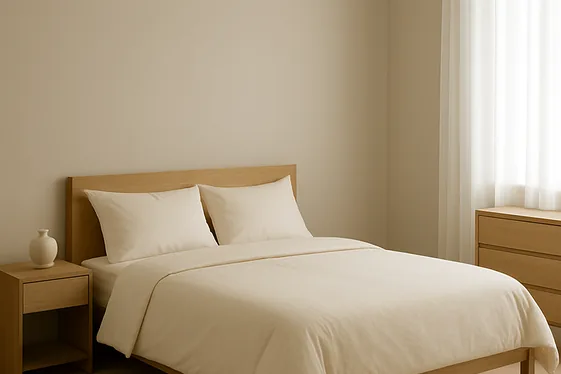 Steps to Achieve a Minimalist Beige Bedroom Design illustration