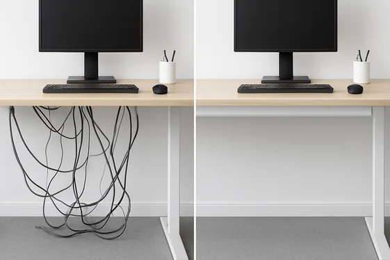Implement Cable Management Systems for a Tidy Look illustration