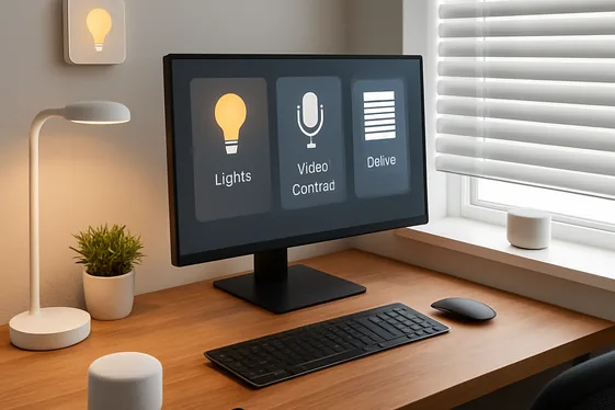 Integrate Smart Technology for Seamless Office Automation illustration