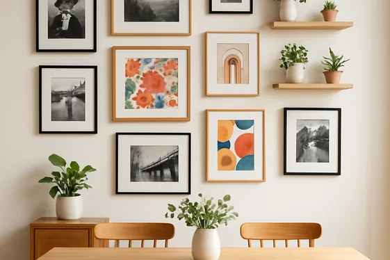 Create a Gallery Wall with Personal Touches illustration