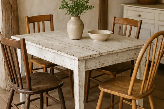 Choose Distressed Dining Furniture illustration