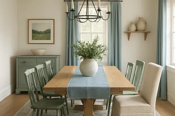 Key Colors That Define Farmhouse Dining Rooms illustration