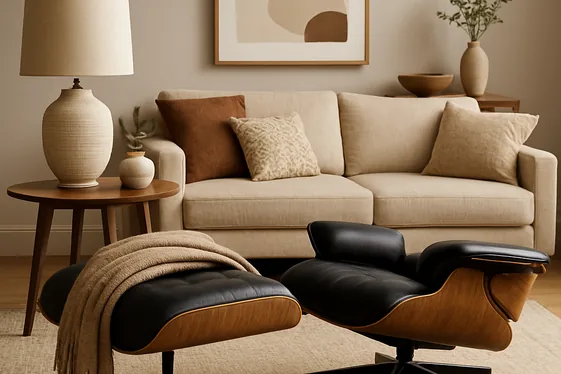 Mixing Mid-Century Modern with Contemporary Decor illustration