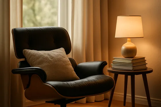 Creating a Cozy Reading Nook Around Your Eames Chair illustration