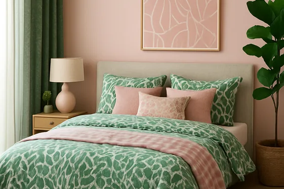 Do’s and Don’ts of Mixing Pink and Green Patterns illustration