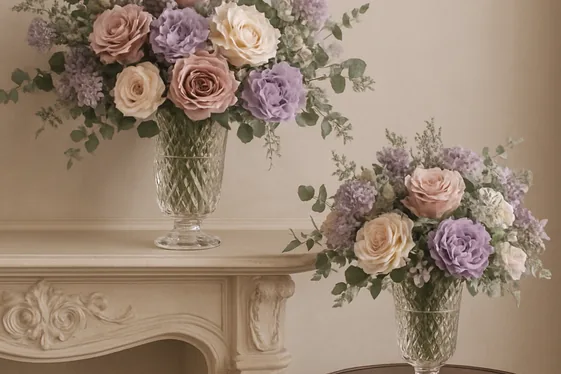 Add Floral Arrangements for Natural Victorian Vibes illustration