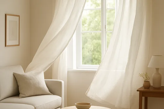 Swap Heavy Drapes for Light, Breezy Window Treatments illustration