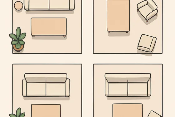 Rearrange Furniture for Better Flow and Openness illustration
