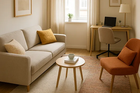 Create Zones with Rugs to Define Functionality illustration