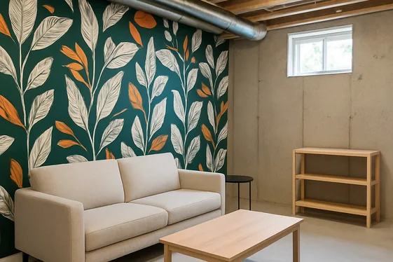 Add an Accent Wall with Peel-and-Stick Wallpaper illustration