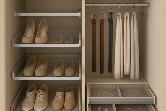 Install Wardrobe Accessories for Optimal Use illustration