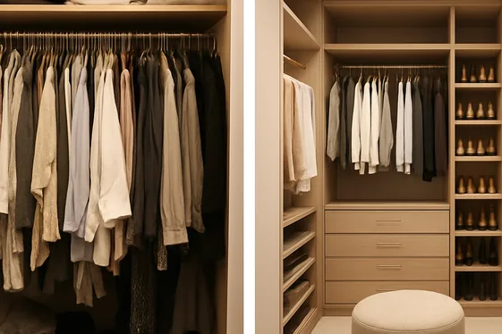 Create a Walk-In Wardrobe for a Luxe Feel illustration