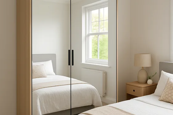 Add Mirrors to Expand and Brighten the Space illustration
