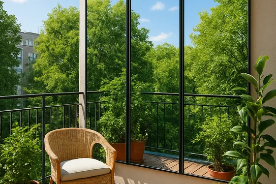 Opt for Mirrored Surfaces to Expand the View illustration