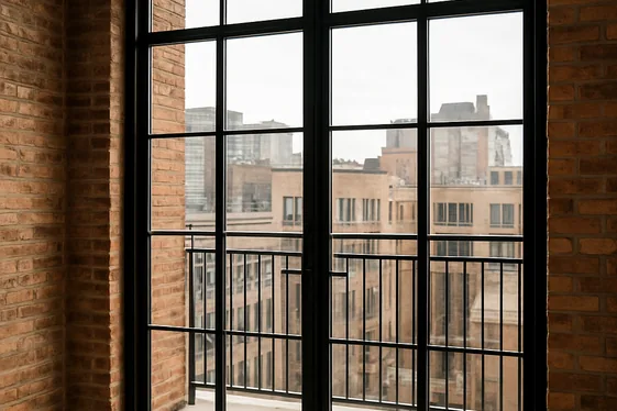 Steel Frame Doors for Industrial Chic Vibes illustration