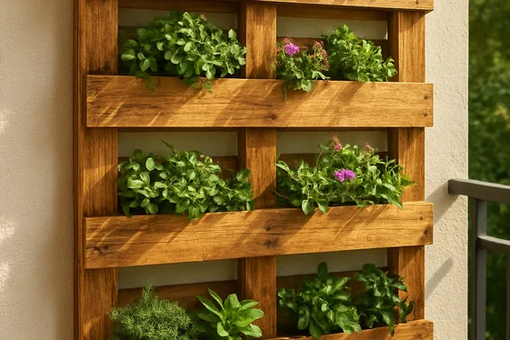 Add Vertical Garden Pallets for Affordable Greenery illustration