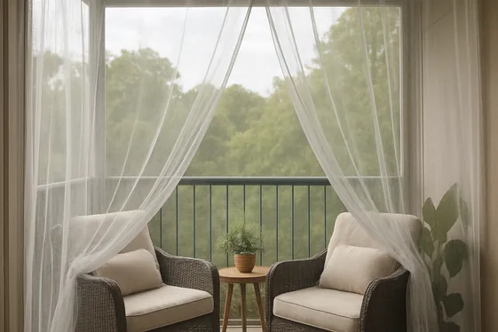 Create a Mosquito Netting Enclosure for Comfort illustration