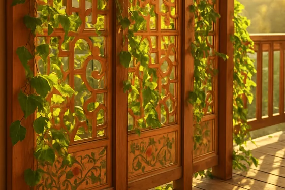 Hang Decorative Lattice Panels illustration
