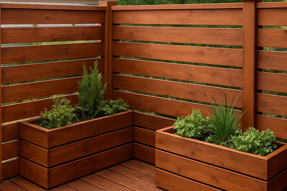 Build a Custom Wooden Privacy Fence illustration