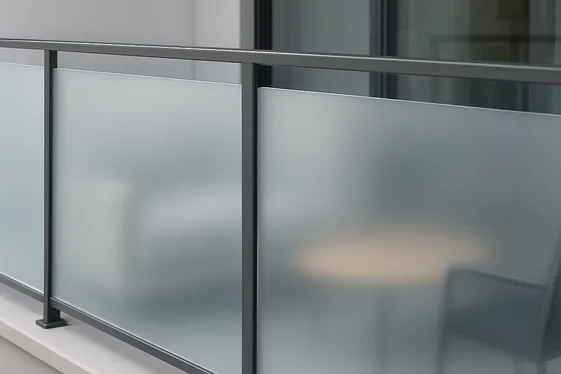 Use Frosted Glass Panels for Modern Seclusion illustration