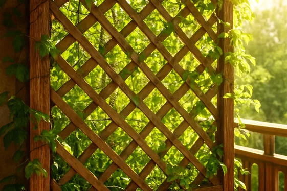 Wooden Lattice Panels to Add Rustic Charm illustration