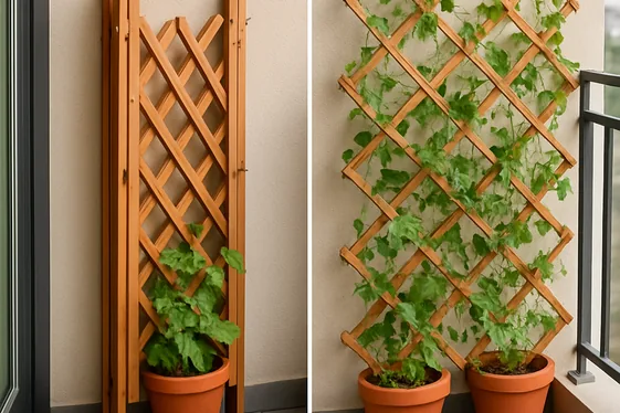 Adjustable Foldable Trellises for Flexibility illustration