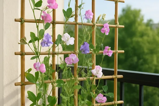 Bamboo Trellis Panels for Eco-Friendly Design illustration