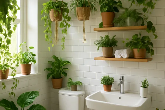 Integrate Greenery for Freshness and Calm illustration
