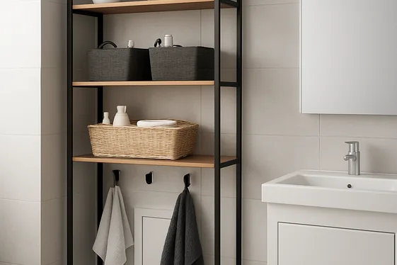 Maximize Space with Smart Bathroom Storage Solutions illustration