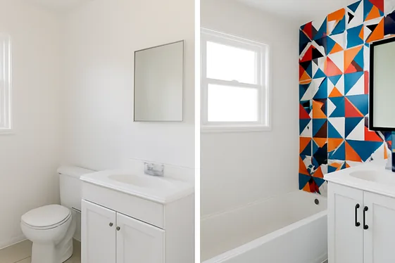 Transform with Bold, Statement Wall Tiles illustration