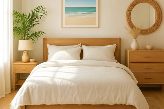 Natural Wood Tones for Warm Coastal Charm illustration