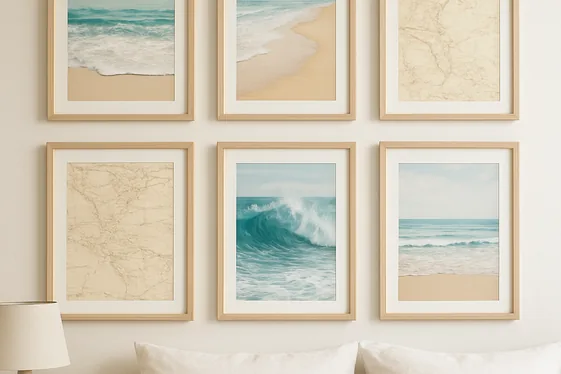 Incorporating Coastal Wall Art and Photography illustration