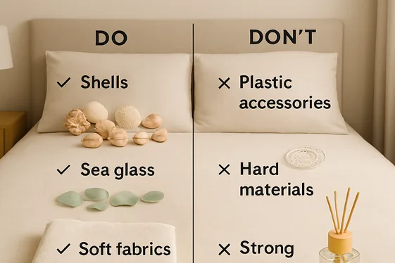 Creating Ambiance: Do and Don’t for Beach Style Accessories illustration