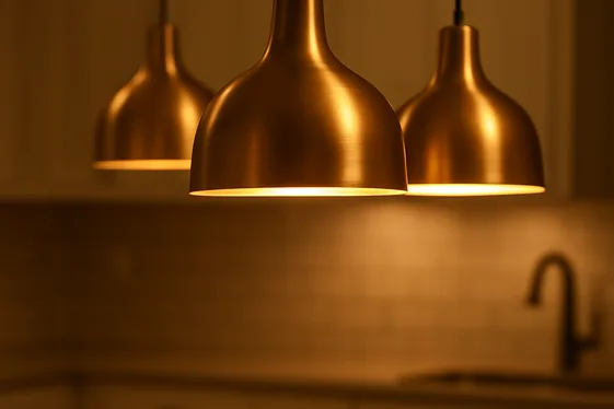 Illuminating with Warm Gold Fixtures illustration