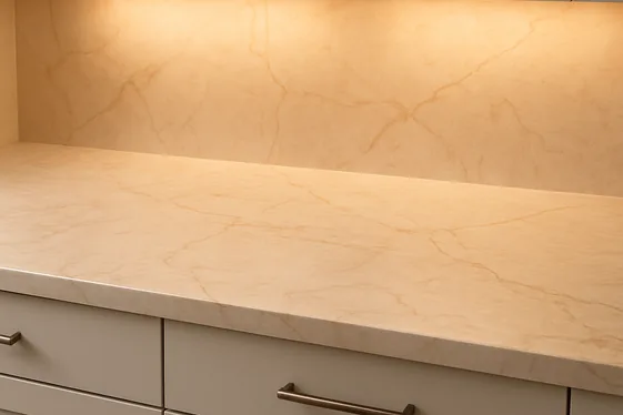 Incorporating Beige Marble Countertops illustration
